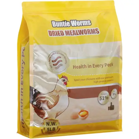 BUNTIE WORMS Dried Mealworms 5LB