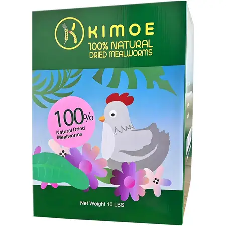 Non-GMO Bulk Dried Mealworms 10LB Bag