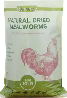 Non-GMO Mealworms for Chickens-High Protein Treats for Chickens