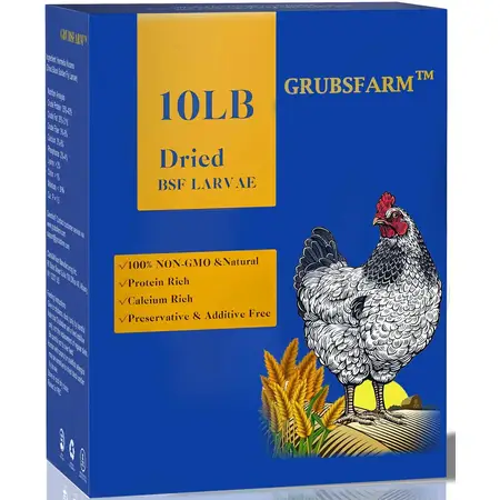 Premium Chicken Treats 10LB Superior to Dried Mealworms